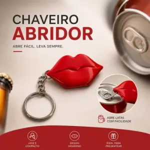 Chaveiro Beijo Abridor