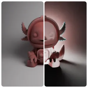 Axonaut the Space Axolotl