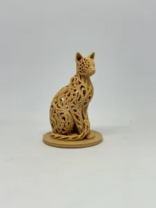现代镂空结构-猫