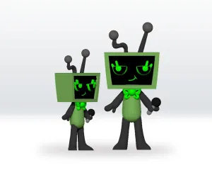Dandy's World Vee STL file 3D Model Character Fanart