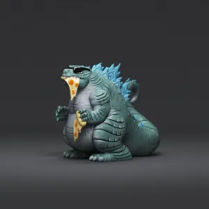 Godzilla graffiti -GODZILLAXKONG-