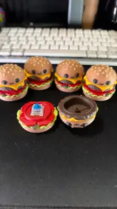 Burger Clicker Fidget Toy