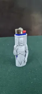 Case for lighter BIC J6 in ROBOCOP style