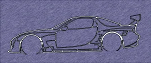 Mazda RX-7 Silhouette Model