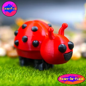 CUTE FLEXI TINY LADYBUG