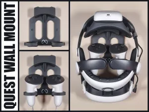 Quest 3 BOBOVR Wall Mount, VR Headset & Controller