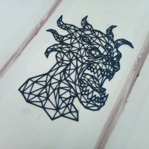 Monster Wall Art Low Poly