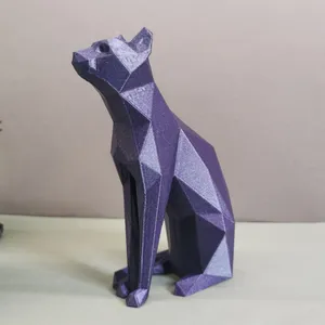 Cat - Egyptian cat low poly