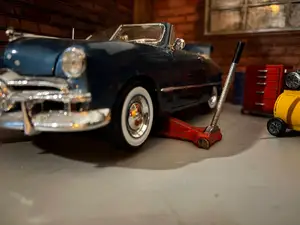 hydraulic Car Jack - 1:24 garage diorama accessories