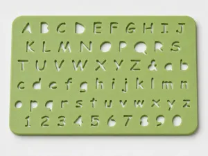 EasyTrace Lettering Stencil – Comic Sans Alphabet & Numbers