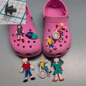 Stick Family Shoe Charms for Crocs or Sneakers