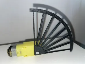 3D Printed DC Motor Powered Barrier