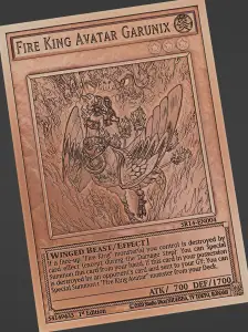 FIRE KING AVATAR GARUNIX - YU-GI-OH!