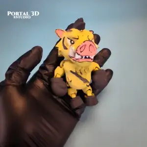 boxing boar articulated