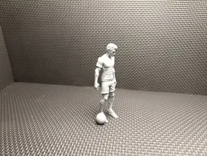 Realistic Soccer Player Figure
