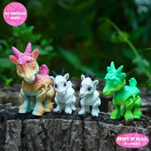 PRINT IN PLACE CUTE FLEXI BILLY GOAT ARTICULATED  Hello ever