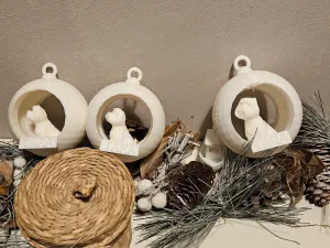 Customizable Westie Christmas Ornament