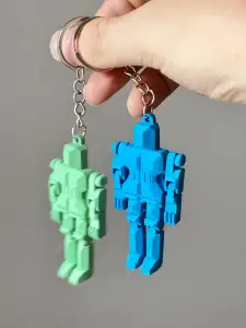 Movable Robot Keychain