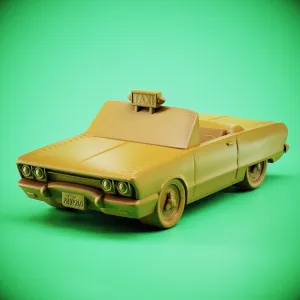 “Crazy Taxi” car from video game