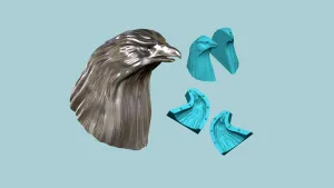 Kit Eagle Head Mould - Foundry Soap Cooking Mold