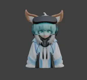 Furry VR girl Empty inside