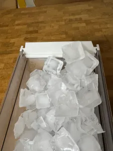 Ice bin back plate for samsung refrigerator