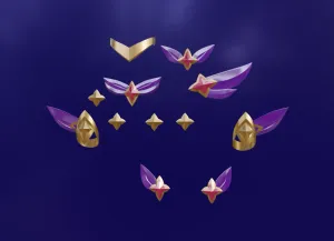 Ahri Star Guardian Accessories (with and without bow version