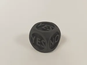 Yes/No Decision Dice | Scalable Desk Toy | 3 Sizes