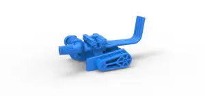 Engine of Top fuel Dirt dragster motorcycle Scale 1:25