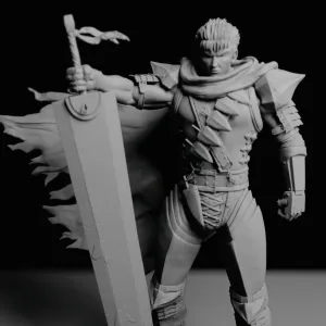 Guts Sculpture - Berserk Fan Art