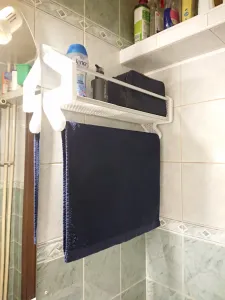 Towel Rack With Shelf