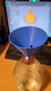 Funnel with breather