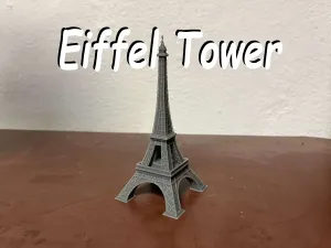 Eiffel Tower, photorealistic model