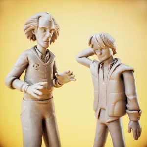 Back to the future Marty and Doc video game Fan Art