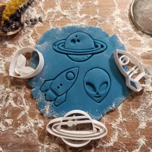 Space Theme Cookie Cutter Set