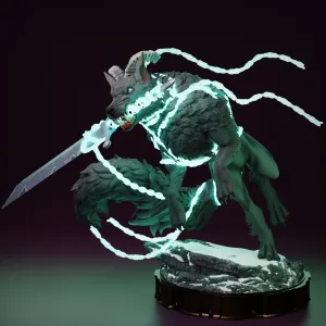 Fenrir - The Wolf God - Tabletop mini