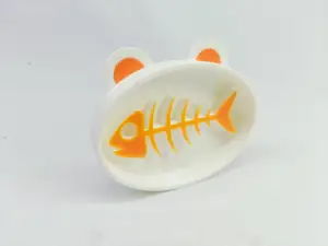 Pet Slow Feeder Bowl – Cat Fishbone Style