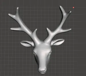 Deer And Antlers wall decoration