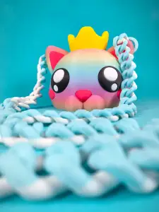 Modular and Customizable Cuban Link Chain (Cat Bag)