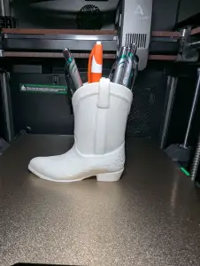 Snakeskin Boot Pencil or pen Cup