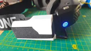 Battery case for FPV goggles