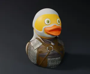 Cute Geralt of Rivia "The Witcher" Rubber Duck