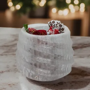 Modern Decorative Candy Holder: Textured Design
