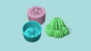 Cactus 03 - Silicon Mold Maker - Template Housing