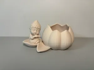 禅意小佛绿植种植器皿