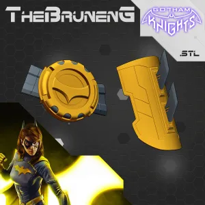 Batgirl belt buckle and bracer Gotham knights cosplay