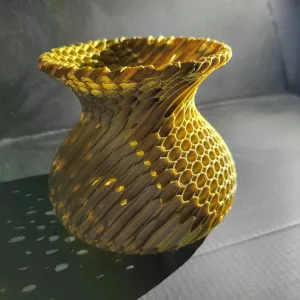 Big corrugated vase