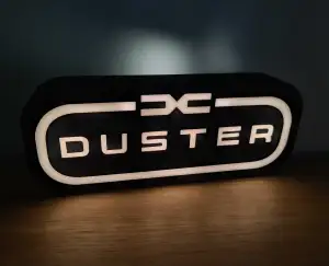 Dacia Duster Extreme 4WD LED Wall or Desk Mounted Lightbox