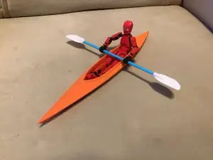 Kayak and Paddle Dummy 13 Lucky 13 Mini 13