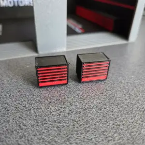 Tool Trolley 1:24 scale garage diorama accessories